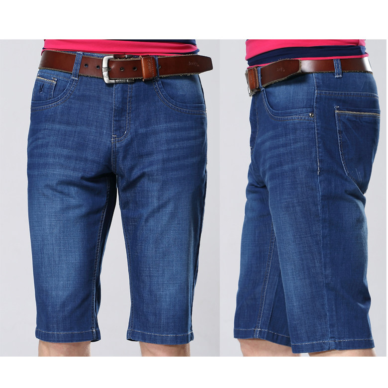 包邮 玉兔公子男士短裤 夏季直筒宽松五分牛仔裤男中裤薄款七分裤