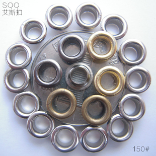 铁鸡眼扣眼 内径4 5 6mm气眼鞋眼 皮带眼 档案袋手提袋吊牌扣4*4