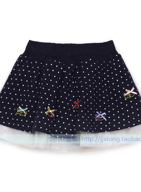 2015夏季童装非常小鱼35485女宝宝 儿童针织半腰裙蛋糕裙90-120