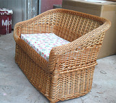 柳天下藤编柳编藤沙发椅子阳台卧室休闲双人单人三人环保小户型