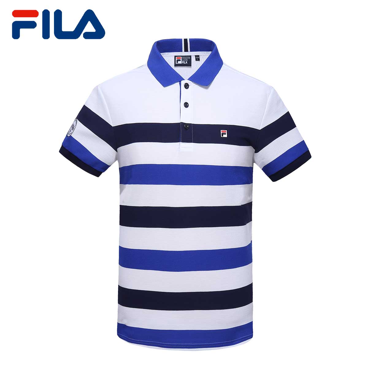 Polo sport homme FILA en coton - Ref 555926 Image 1