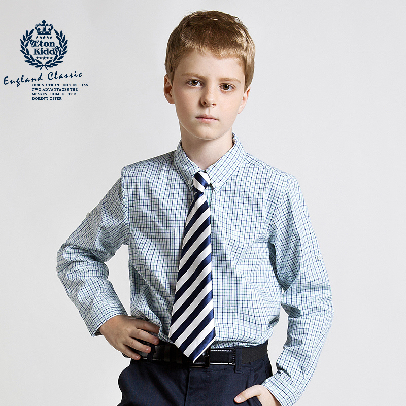 Chemise garcon ETONKIDD à manche longue - Ref 2076541 Image 1