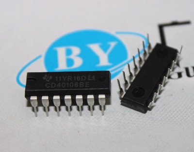 全新 CD40106 CD40106BE DIP 六施密特触发器 DIP-14 可以直接拍