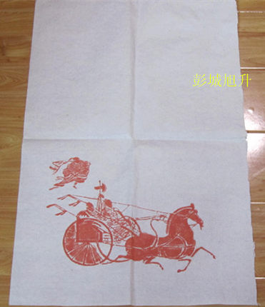 徐州特色礼品专卖 小号未装裱拓片 小品驾车图 两汉特色礼品