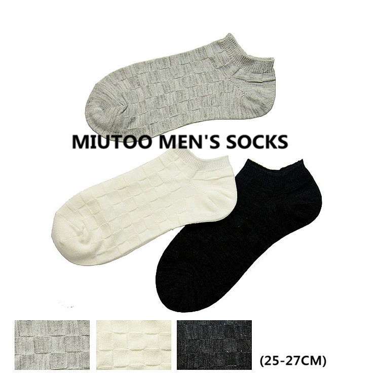 Rex thỏ mùa xuân mùa hè kích thước lớn vớ nam mồ hôi nam cotton vớ thể thao vớ ngắn thoáng khí màu 10 cặp tất nam hàng hiệu