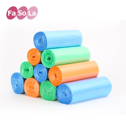 Большой портативный одноразовый пластиковый мусорный мешок для домашнего использования, увеличенная толщина