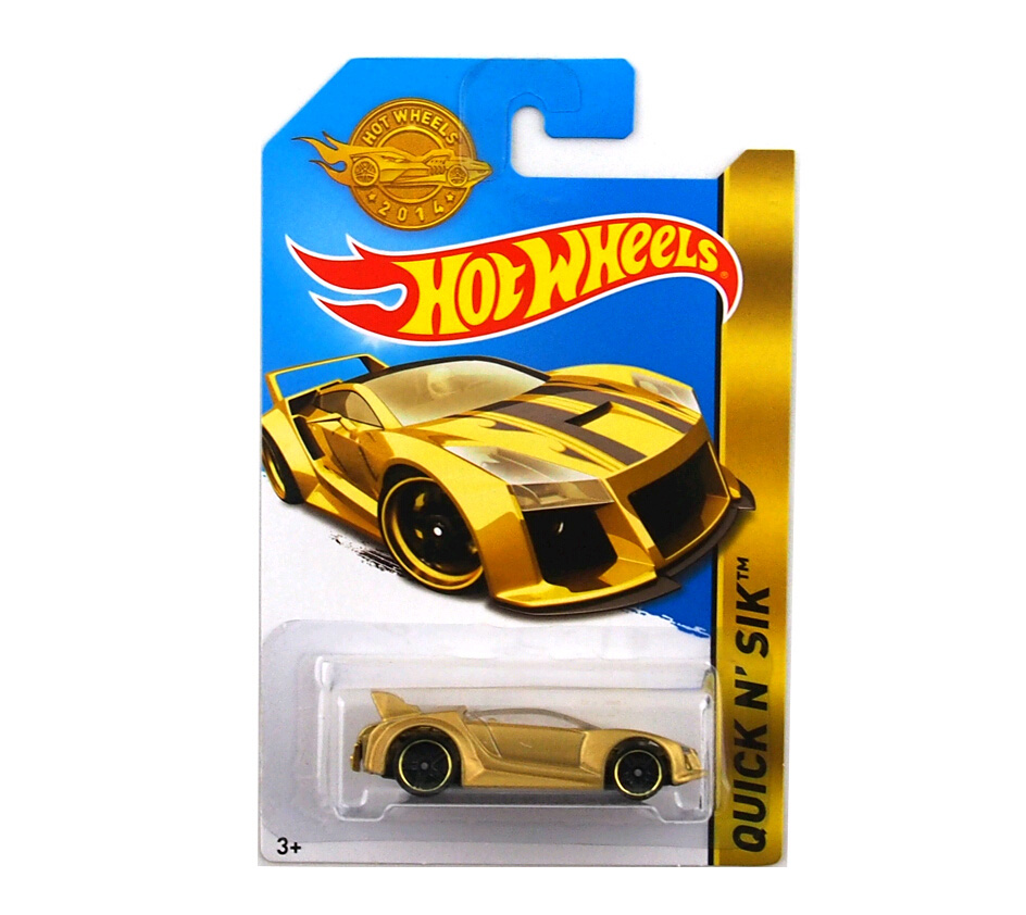 包邮专柜正品珍藏版hotwheels风火轮chd98火辣小跑车土豪金小跑车