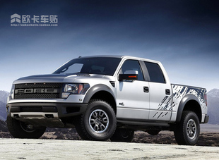 适用F系列猛禽车贴拉花 福特F150改装个性贴纸 D-MAX皮卡汽车贴花