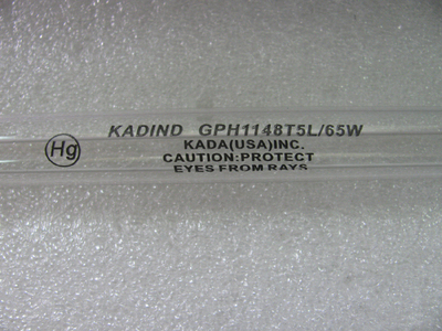 美国KADIND GPH1148T5VH  GPH1148T5L GPH843T5L UV杀菌消毒灯管