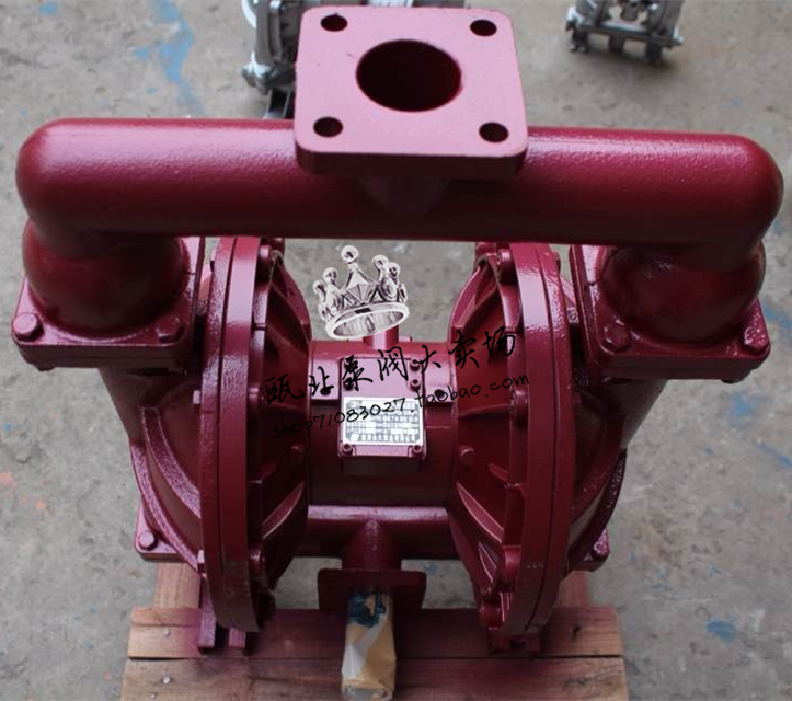 铸铁气动隔膜泵 板框压滤机隔膜水泵  污水处理设备隔膜泵 QBY-65