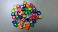 18MM rounded corner ten-color transparent exquisite dice/No. 18 transparent dice/Christmas gift/Export DICE thumbnail 2