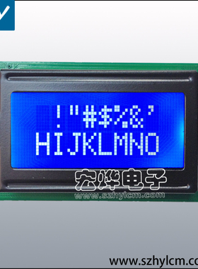 0802B 蓝屏液晶模块16P接口 外形尺寸58×32 厂家直销5V可选