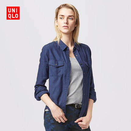 女装 法兰绒衬衫(长袖) 163087 优衣库UNIQLO