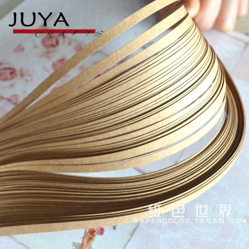 复古美国牛皮纸衍纸纸条diy折纸