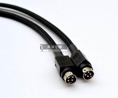 适用惠威D1010MKII 08 R1700BT R1600TIII R1800BT四芯主副音响线