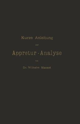 【预订】Kurze Anleitung Zur Appretur-Analyse