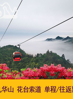 [九华山风景区-花台索道]花台索道下站-上站  往返票