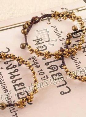 泰国民族风格铜铃手链女真喜云南