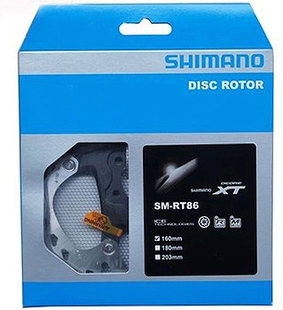 禧玛诺正品 shimano XT RT66 86 六钉 160/180/203山地刹车碟片