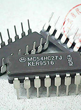 MC54HC27J   MOT  SN54HC27J【原装】赛格市场G332室实体店 现货