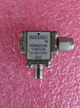 ALCATEL进口 51A27-04  5.7-7.9GHz SMA RF 射频微波同轴隔离器