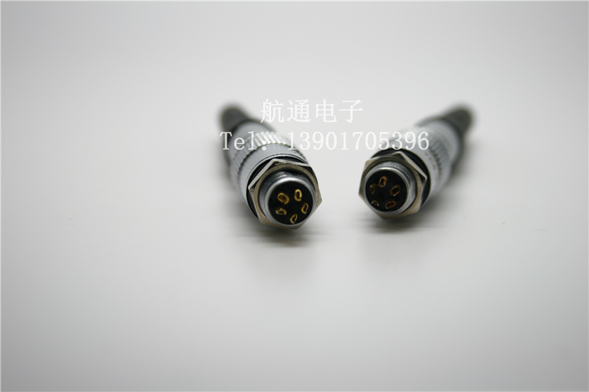 航空插头插座 YC8-3、4、5、7芯 快速插拔连接器 开孔8mm 精密