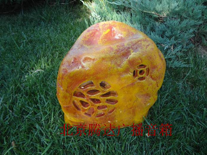 草坪音响公园园林草地音箱/110V 30W8公园广播防水室外石头喇叭