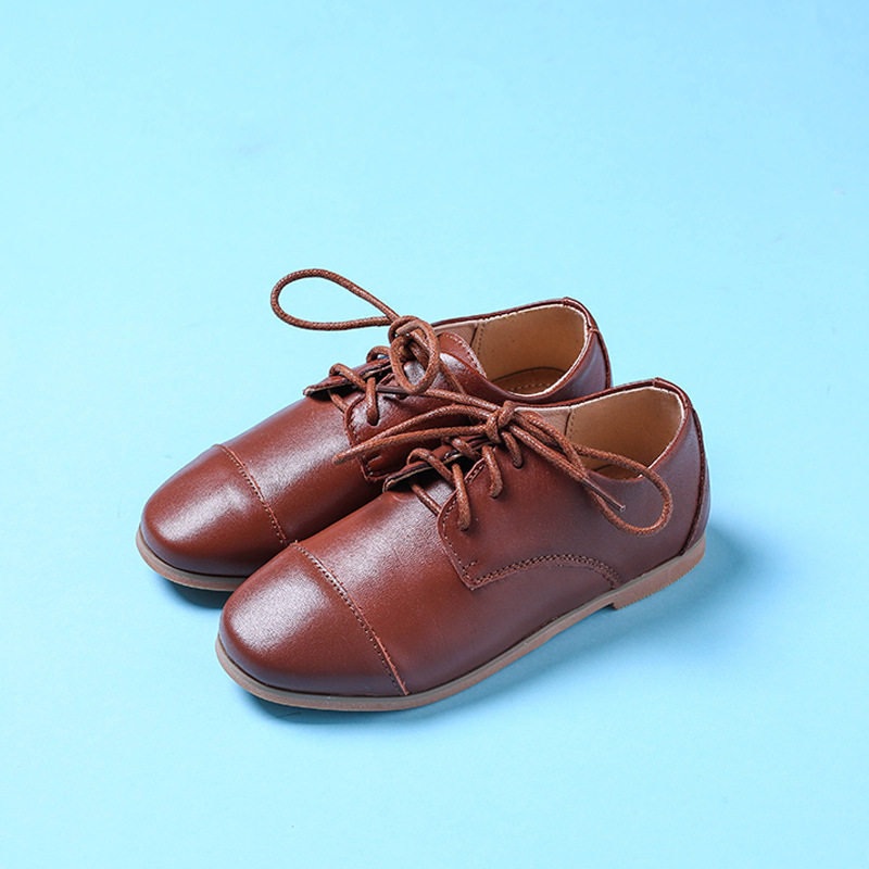 Chaussures enfants en cuir pour été - semelle tendon - Ref 1009119 Image 1