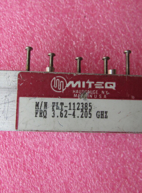 MITEQ FLT-112385 3.62-4.205GHz SMA 射频微波同轴带通滤波器