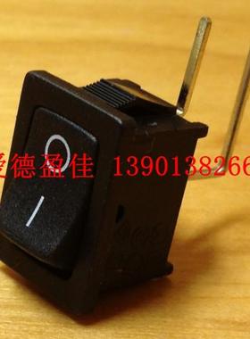 台湾原装正品【JEC 捷笙】船型开关2脚 侧弯黑色翘班开关JS-606