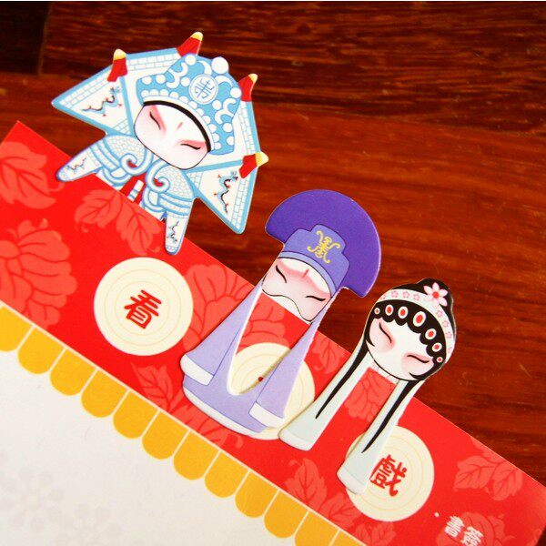 中国风 看大戏 创意京剧角色 纸质书签 7枚入|msdalam kategori Kamus elektronik/buku kertas elektronik/alat tulis, Ini buku kertas, Bookmark - dari Buy2taobao.com untuk memberikan perkhidmatan ejen Taobao profesional membeli