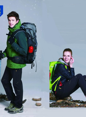 图途 STONEHAM 男女情侣款软壳长裤 防风防水保暖MST1405/LST1406