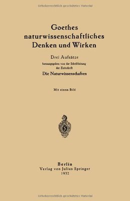 【预订】Goethes Naturwissenschaftliches Denk...