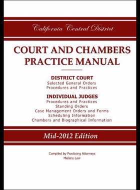 【预售】California Central District Court and Chambers Pr