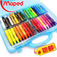 易握加粗三角油画棒礼盒装 36色油画棒 ☆Maped马培德 864014 包邮