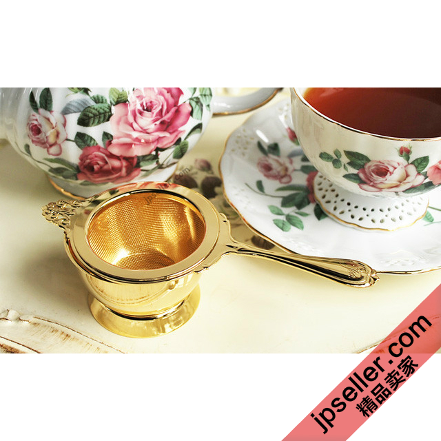 高桑金属lupicia欧式带座茶滤