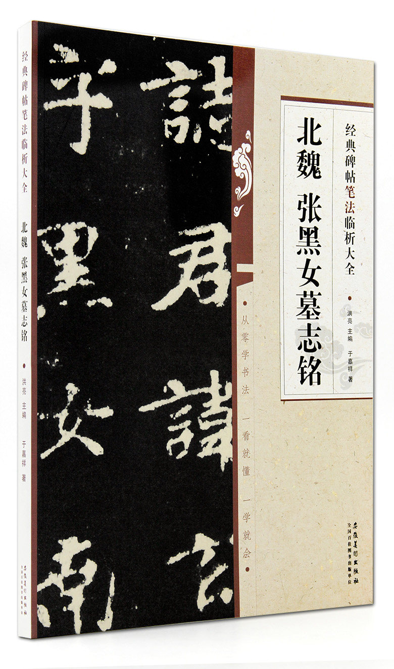 正版包邮 北魏张黑女墓志铭 经典碑帖笔法临析大全 洪亮 于嘉祥 安徽