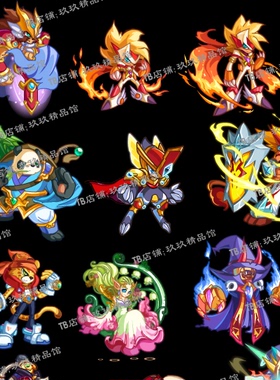 falsh 矢量游戏 花仙子 火神 功夫熊猫 人物素材 带动画衣服飘动