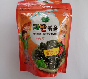 韩国海苔 韩美禾炒海苔 儿童炒海苔 即食海苔 辣味炒海苔