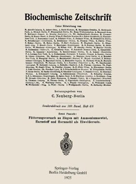 【预订】Futterungsversuch an Ziegen Mit Ammo...