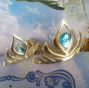 冰雪奇缘艾莎女皇皇冠表演头饰皇冠儿童头饰饰品