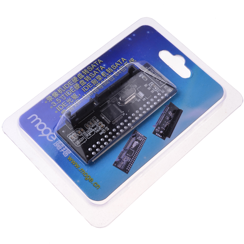 魔羯MOGE MC3150 IDE转SATA转接卡IDE3.5寸硬盘光驱转SATA转接卡