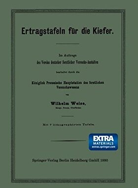 【预订】Ertragstafeln Fur Die Kiefer: Im Auf...