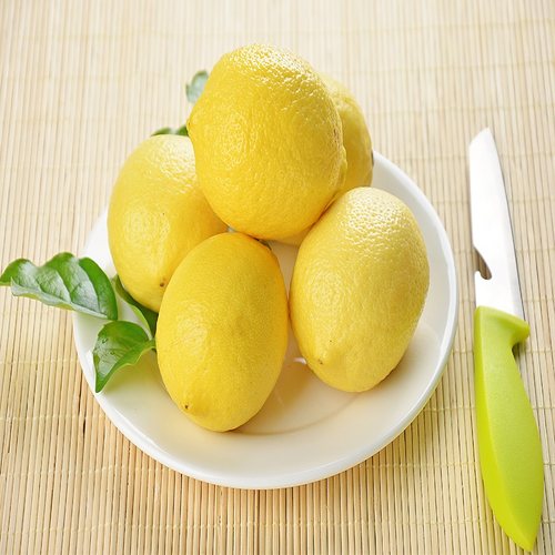 谨和五味新鲜水果安岳黄柠檬2斤装