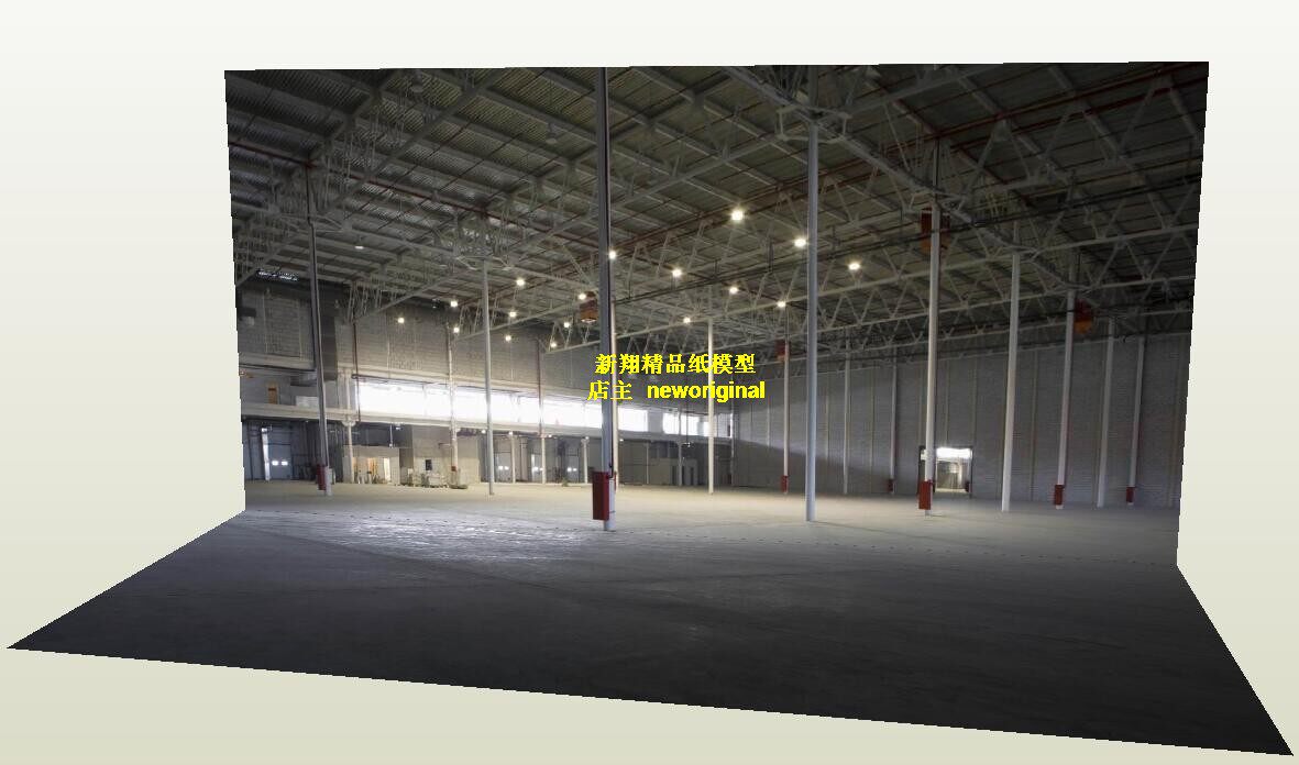 1比6 12 18 shf figma 停车库工厂仓库停机库 兵人汽车场景模型