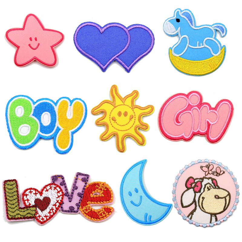 卡通羽绒服宝宝包包幼儿园布贴