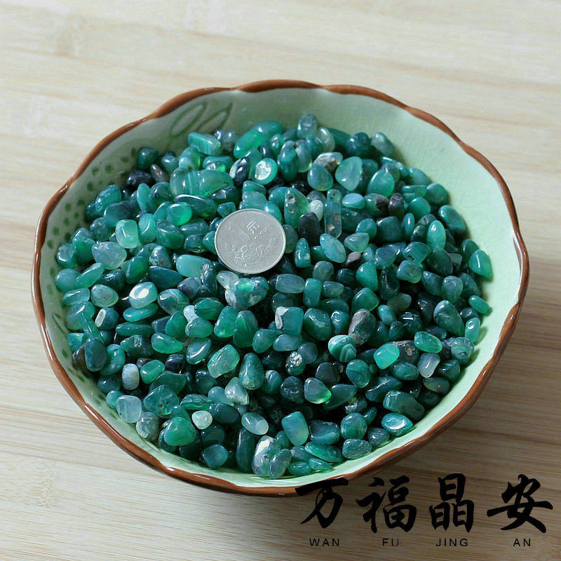 Green Agate Gravel crystal rough  pillow fish tank Flower pot decorate Degauss Radiation protectionin the Accessories/Fashion Jewelry, Decoration  category - from Buy2taobao.com to provide professional Taobao agent buy service