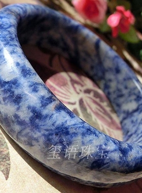 蓝星石手镯包邮厂家直销青金欧泊凤凰石红纹小圈口金田玉东陵红宝