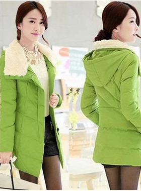 2017唯美冬装羽绒棉服中长款潮棉衣女装韩版新款加厚冬装外套棉袄