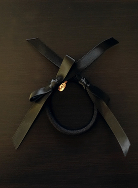 新款韩国泫雅同款日本梨花简约蝴蝶结丝带发圈皮筋头花发绳皮套女